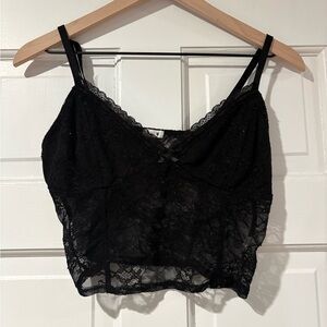 Garage Black Lace Bandeau